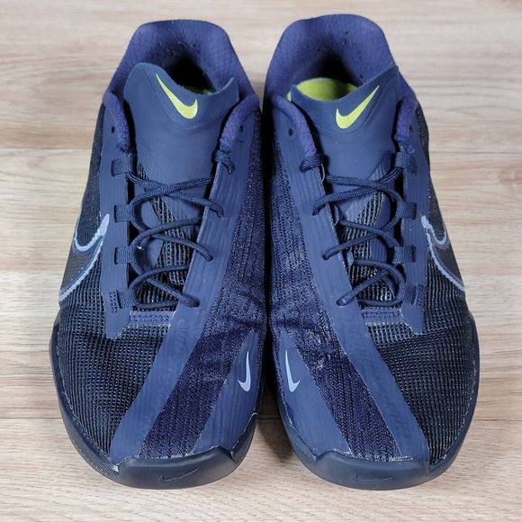 Nike React Metcon Turbo Training Shoes Men Size 8 Navy Blue Volt CT1243-400 - Picture 3 of 6